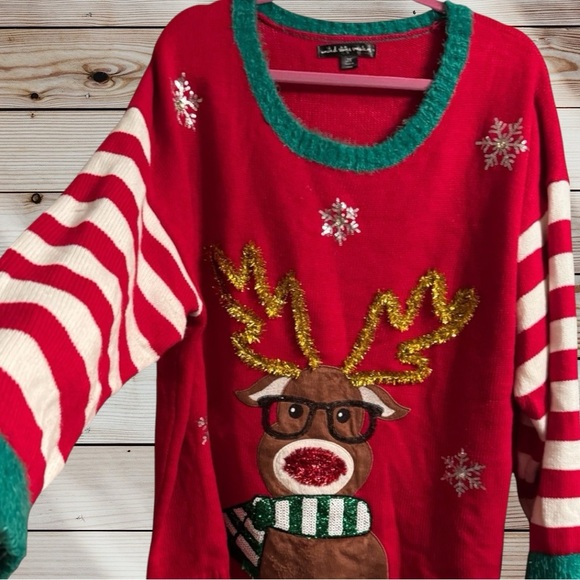 United States Sweaters Women’s Ugly Christmas Sweater 2X - Picture 9 of 9